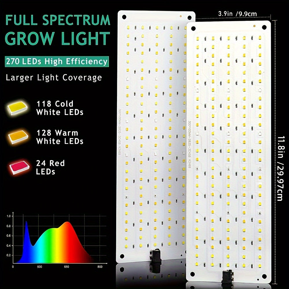 Grow Light, Full Spectrum 270 LED Timer Dimmable Indoor Plants Seedling for Garden, Patio and Yard Use — image 4