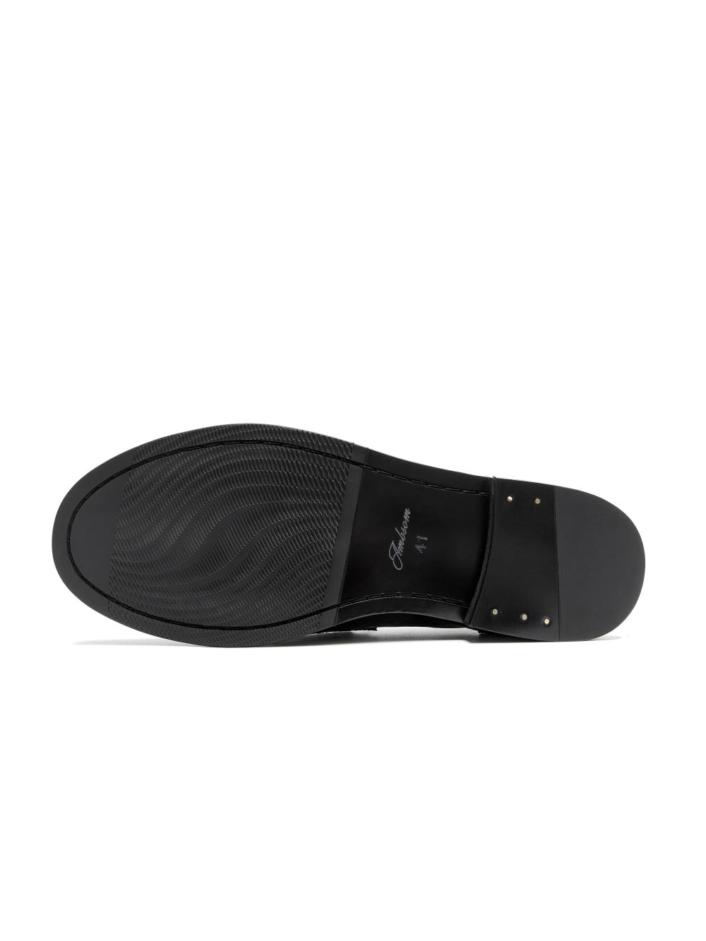 Leather Slip-on Loafers Genuine Leather Pleated Casual Shoes