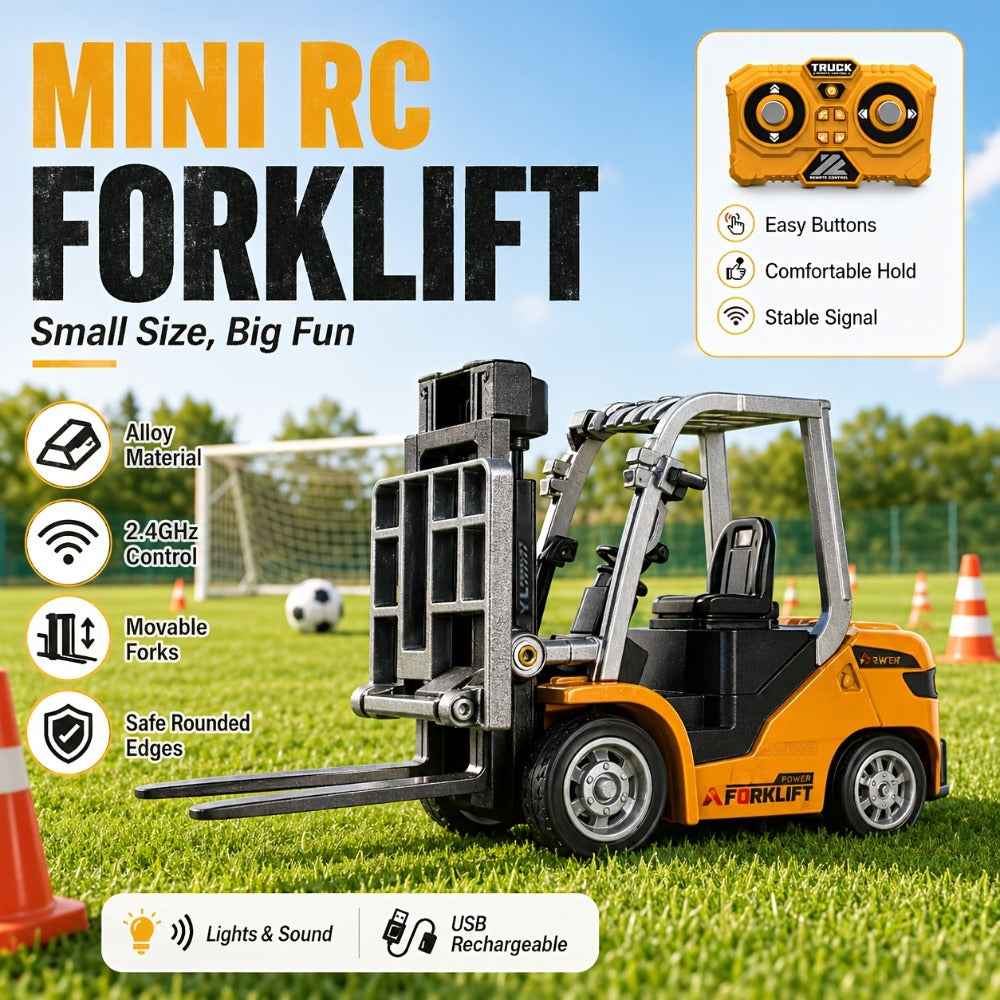 Remote Control Excavator Loader Dump Truck Toy for Kids 2.4GHz Alloy RC Construction Vehicle with Light & Sound — image 7