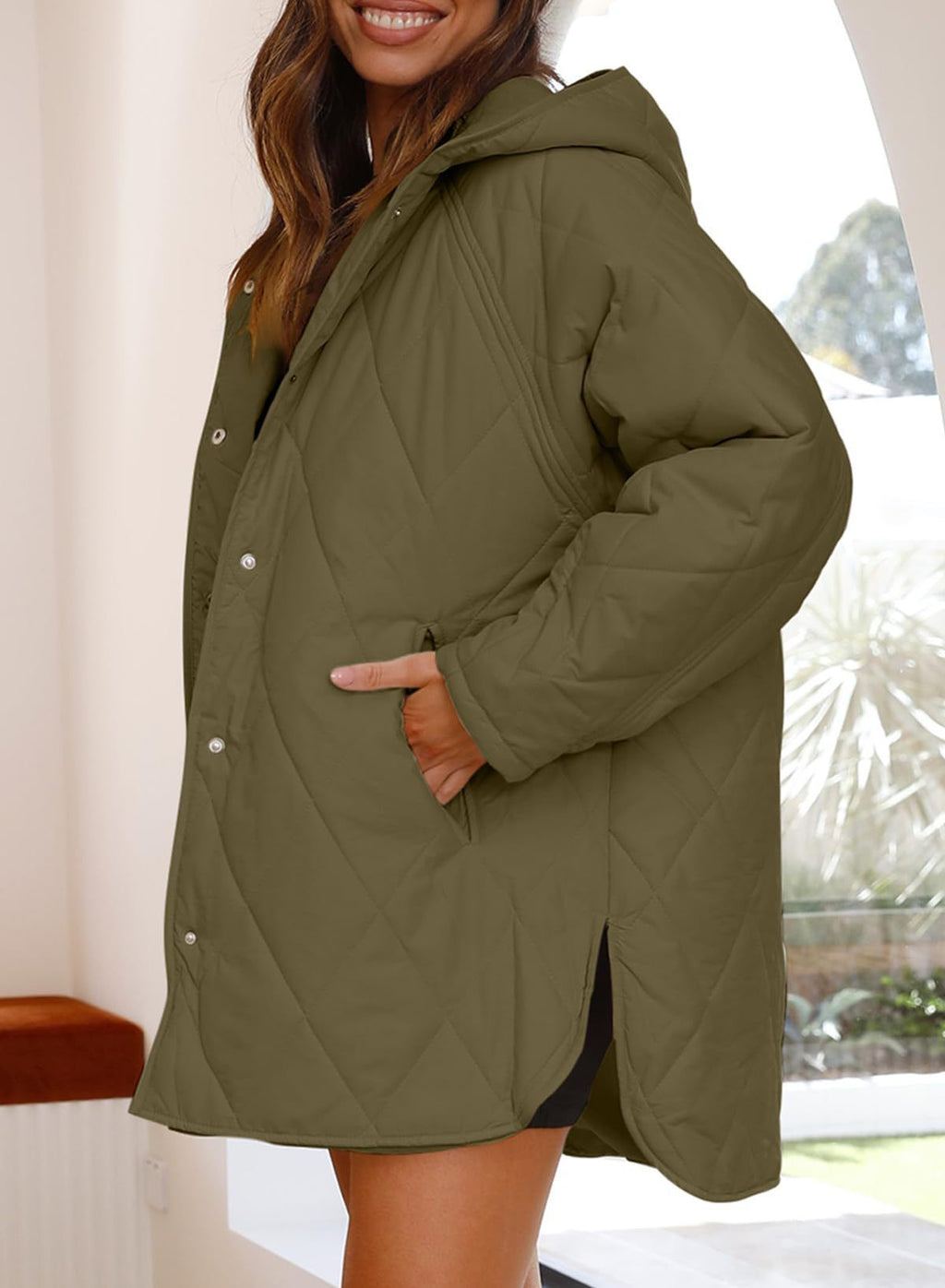 Lightweight Baggy Casual Jacket Coat For Women