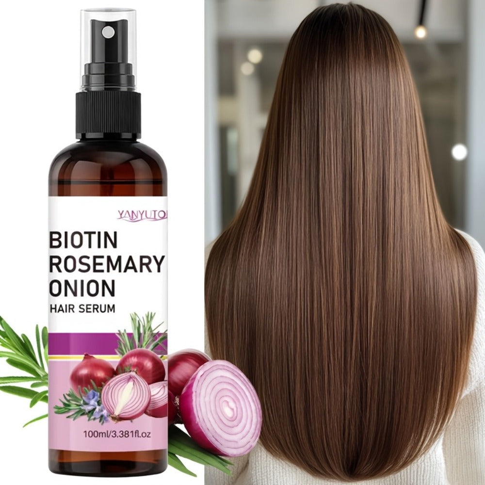 Biotin Rosemary Hair Growth Spray with Onion Extract for Bath Time, Home Spa and Personal Care — image 3