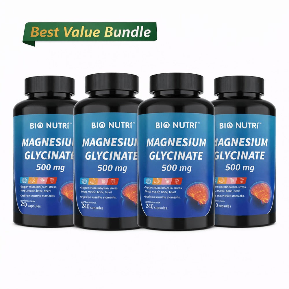 Magnesium Glycinate 500mg Chelated Capsules, Deep Sleep, Stress & Relaxation Supplement for Women & Men — image 6