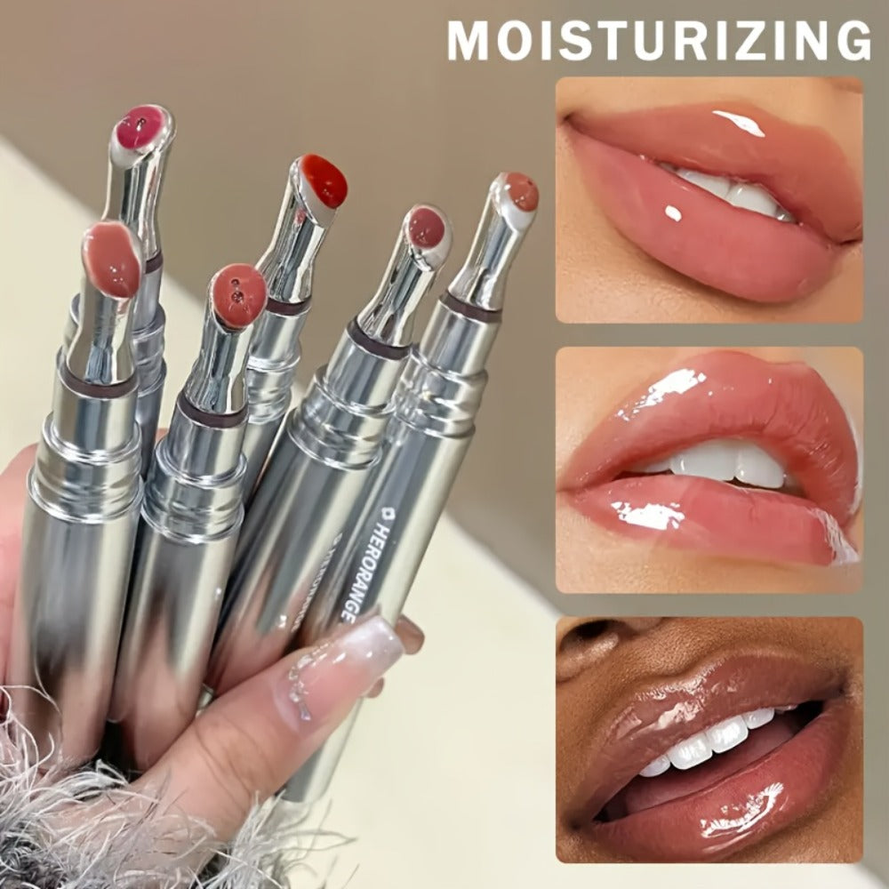 Tinted Lip Gloss Set 6pcs Plumping Vibrant Shine, Non-Drying Glossy Lip Balm for All Seasons, Festival Party Makeup — image 9