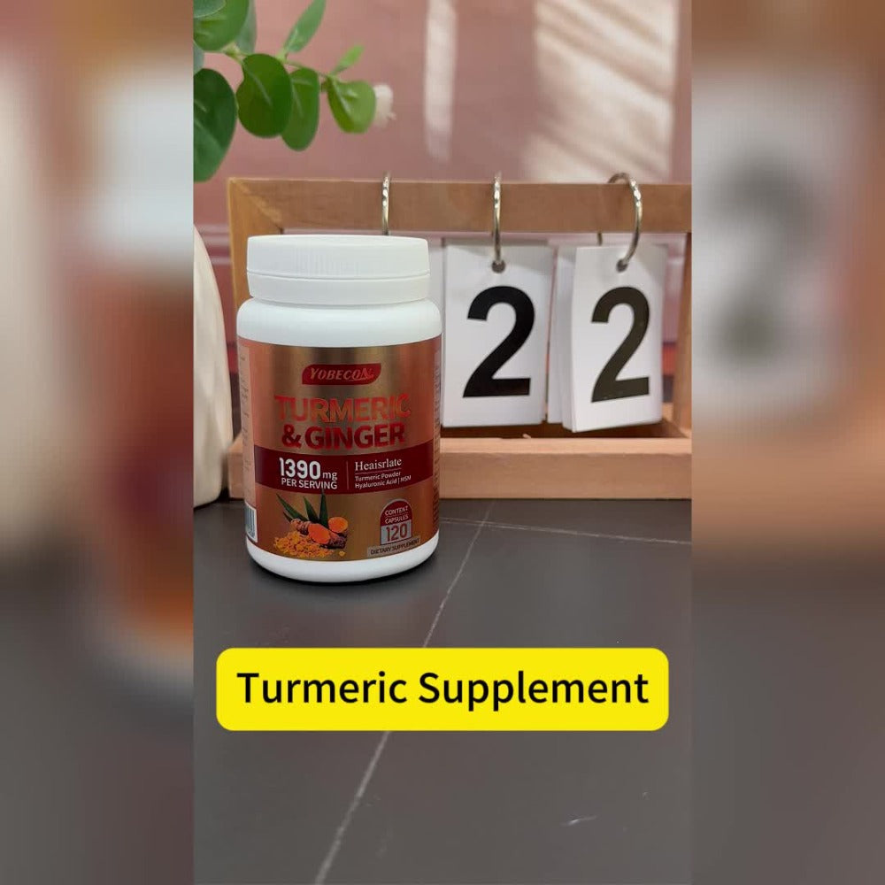 Turmeric Supplement with Black Pepper, Sports Recovery, Skin Health & Digestion Support for Women & Men — image 8