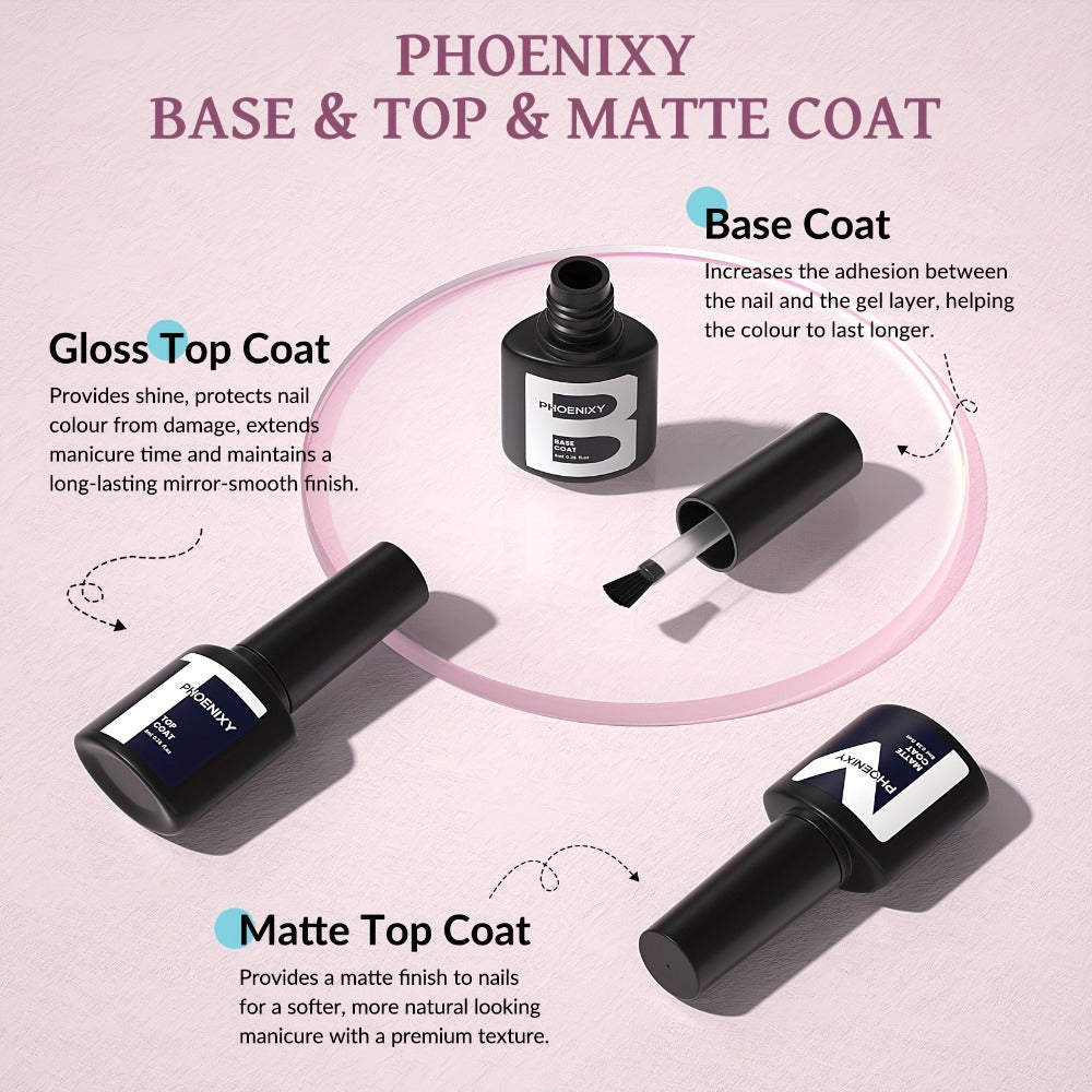 Nail Polish Kit with Three Checkout Sets and Pink-to-Blue Color Range — image 11