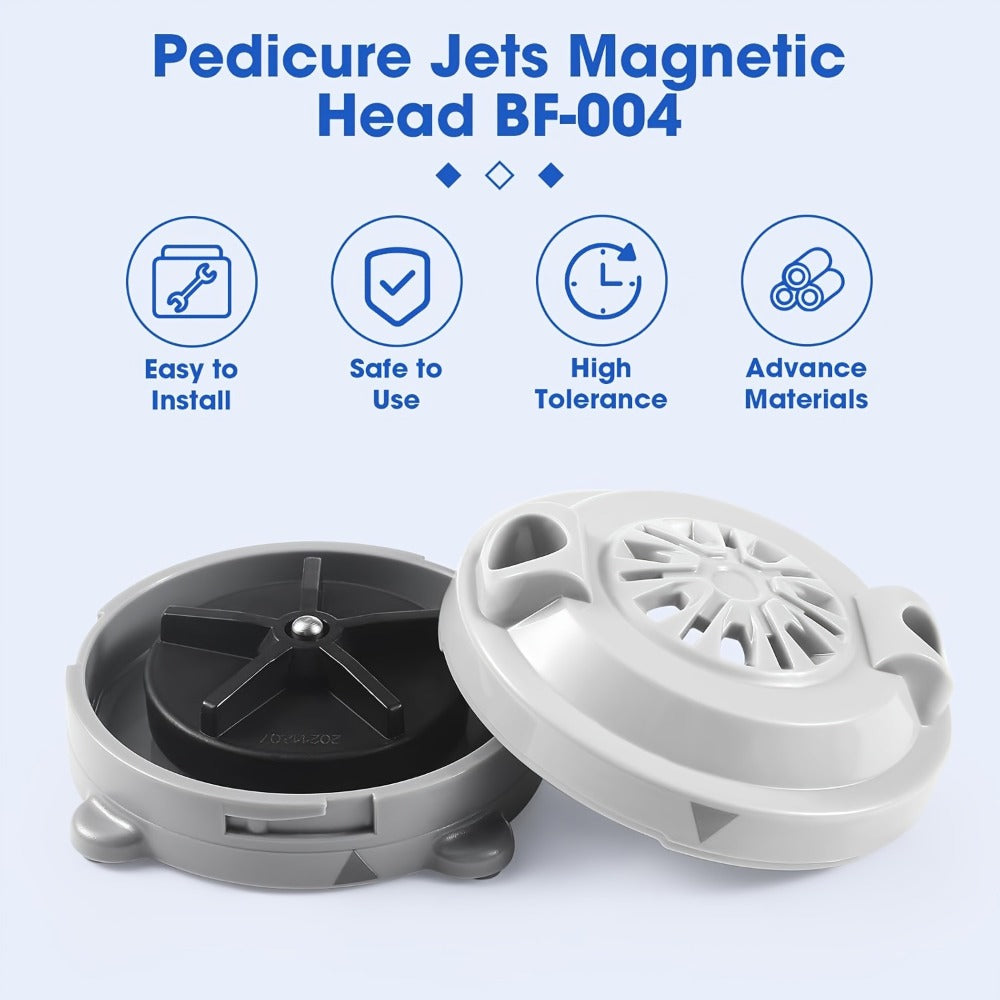 Pipeless Jet Motor for Pedicure Spa Chair Magnetic Jet Head Propeller Cap Complete Replacement Kit LURACO — image 6