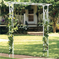 Wedding Arch Metal Garden Arbor Pergola Rose Trellis Backdrop Stand — image 1