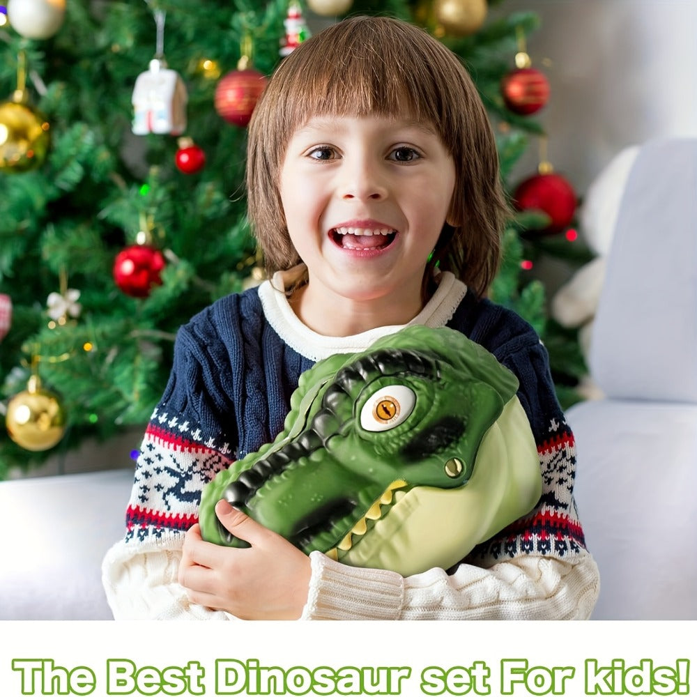 Dinosaur Toys for Boys 46pcs Realistic Jurassic Dinosaur Figures Set with Eggs, Trees & Fence — image 9