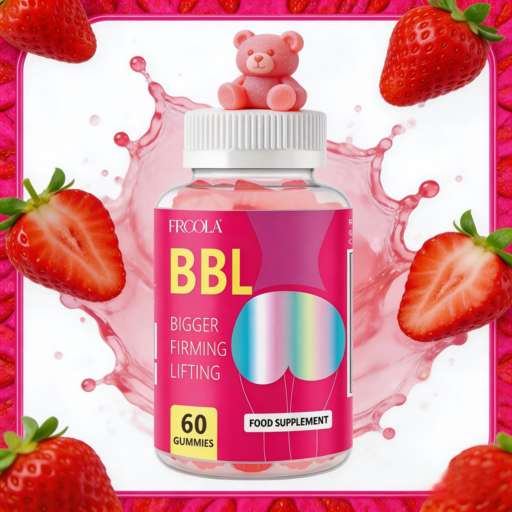 BBL Gummies for Women Butt Enhancement 60 Count Strawberry Flavor for Bath Time, Home Spa and Personal Care — image 13