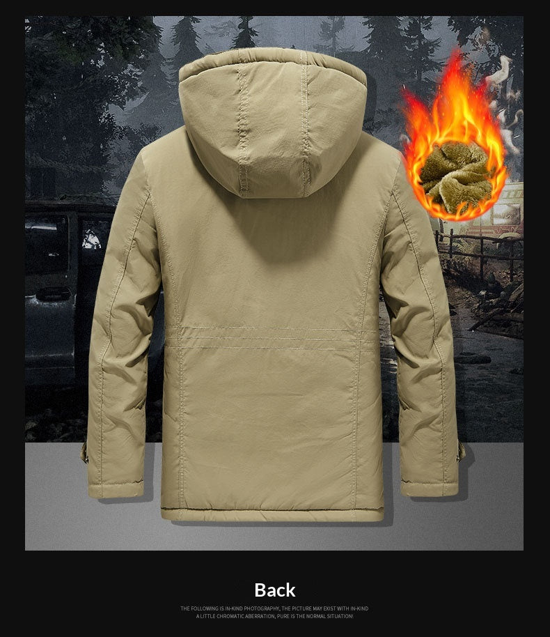 New Autumnwinter Mens Insulated Tactical Jacket