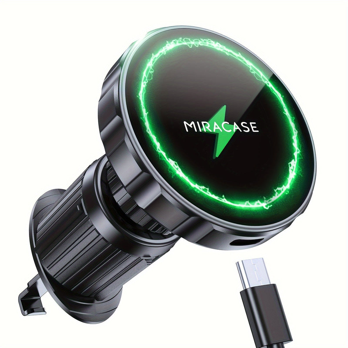 15W Magnetic Wireless Car Charger – Air Vent Mount with N52 Strong Magnet, Fast Charging for iPhone 17 Pro Max / 16 / 15 / 14