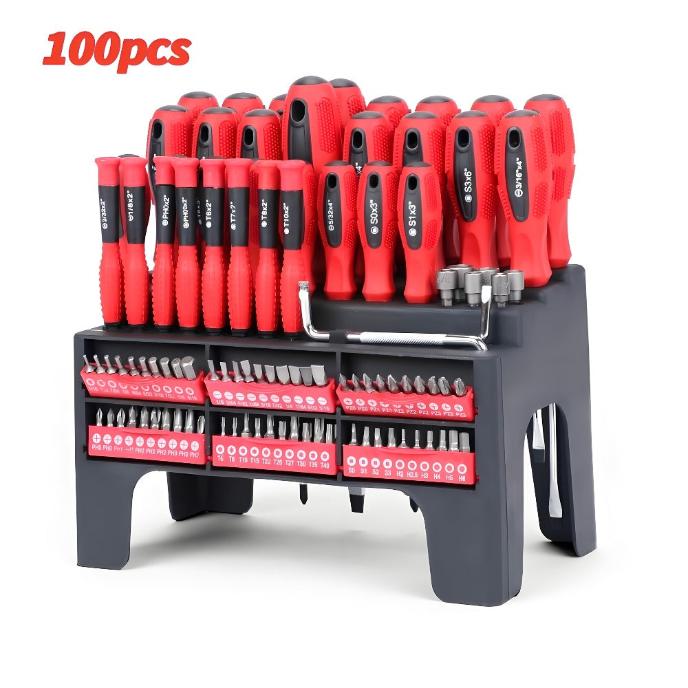 Screwdriver and Bit Organizer Set with 100-, 118- or 126-Piece Color-Coded Rack Configurations — image 3