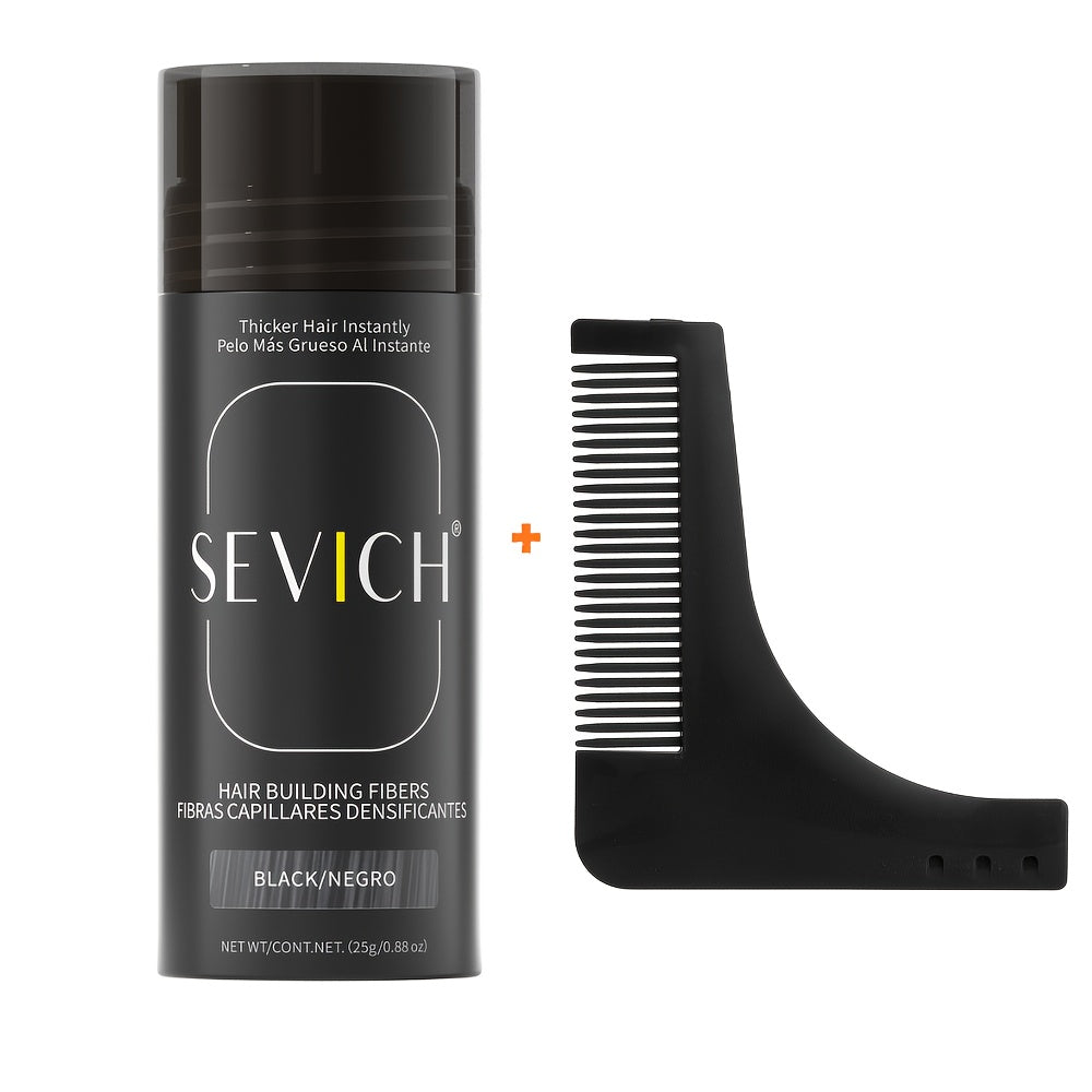 25-Gram Hair Fiber and Styling Comb Set in Eight Shades Including Black, Brown, Blonde, Auburn and Gray — image 18