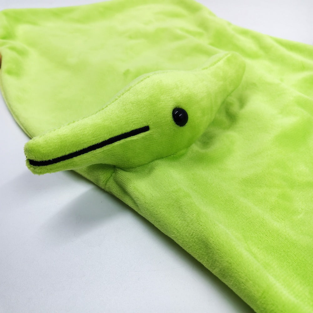 Pterodactyl Plush Cape for Kids 38 Inch Wearable Dinosaur Stuffed Animal Hoodie Cape Blanket Poncho for Halloween Costume Bir