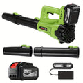 Cordless Leaf Blower, Battery Powered Lawn Yard Snow Pet Hair for Garden, Patio and Yard Use — image 1