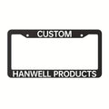 Custom License Plate Frame – 6 Font Styles, Heavy-Duty Weather-Resistant Car Tag Holder, Personalized Front & Rear License Pl
