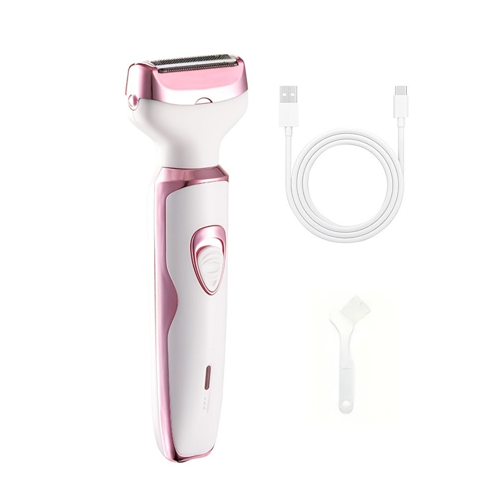 Rechargeable Facial Hair Remover Set for Women with Pink and Purple Multi Tool Options for Grooming — image 7