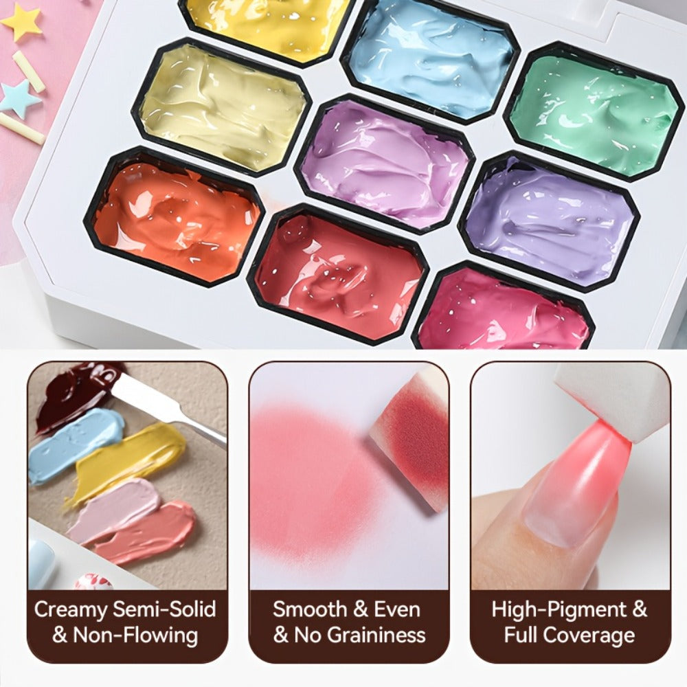 Gel Nail Polish 4-in-1 3-Piece Sets for Ombre, Stamping, Painting and Powder Art, 2 Options — image 10