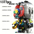 1377-Piece Mechanical Rabbit Building Block Model with Colorful Punk Styling and Rotating Limb Details — image 23
