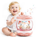 Baby Rotating Projector Music Toy 3 Months+, Interactive Animal Sounds & Lights, Multi-Functional Sensory Learning Toy for In