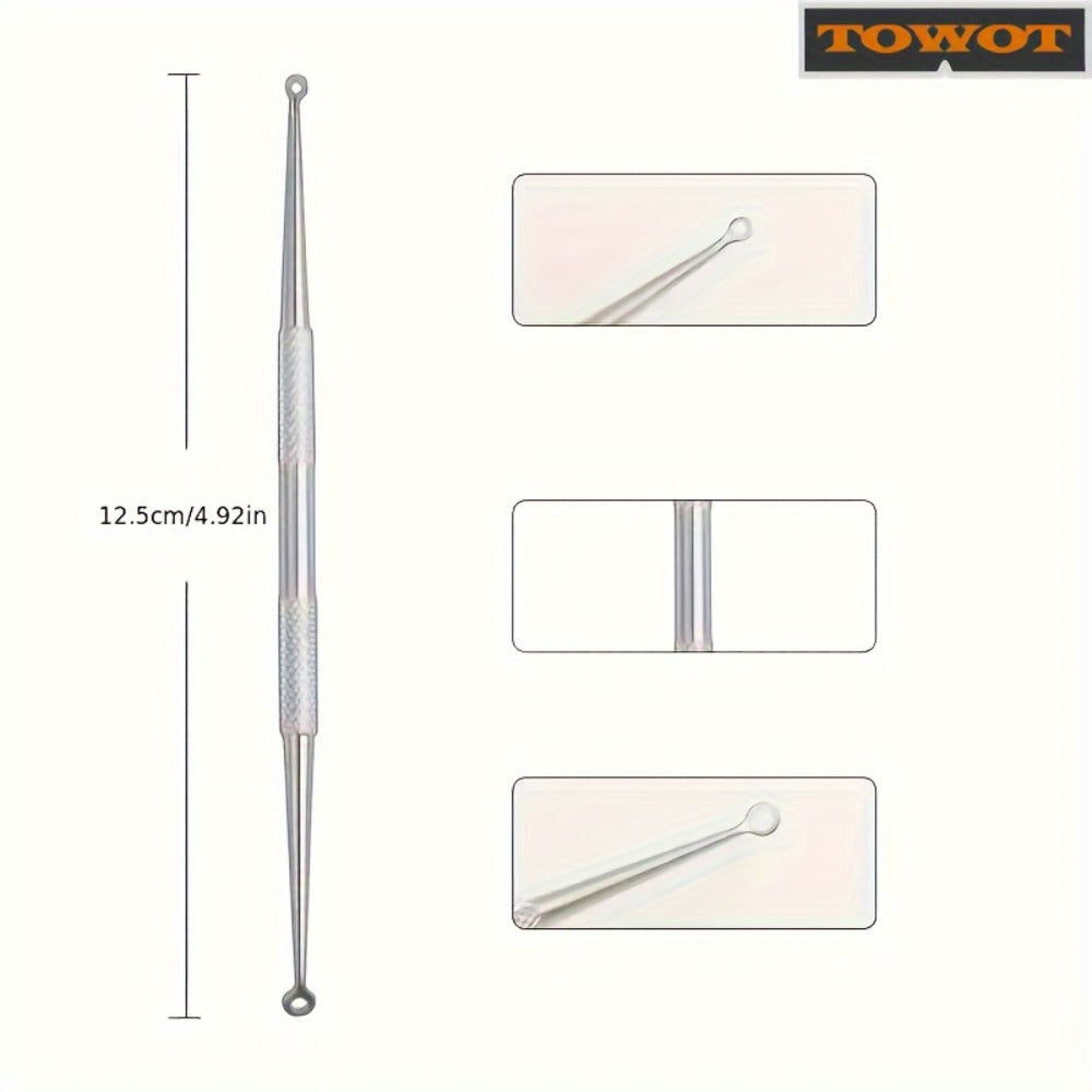 Blackhead Remover Tool Kit 11PCS Stainless Steel Pimple Popper Extractor - Professional for Bath Time, Home Spa and Personal 
