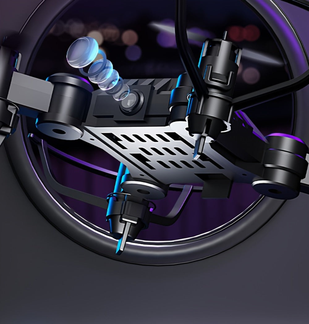 Watch-Controlled Mini RC Drone with Two Rechargeable Batteries in Blue, Green or Black for Indoor Flight — image 14