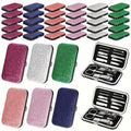 Bulk Manicure Gift Set 30 Packs 8-in-1 Stainless Steel Nail Care & Pedicure Tools with Glitter Travel Case — image 6