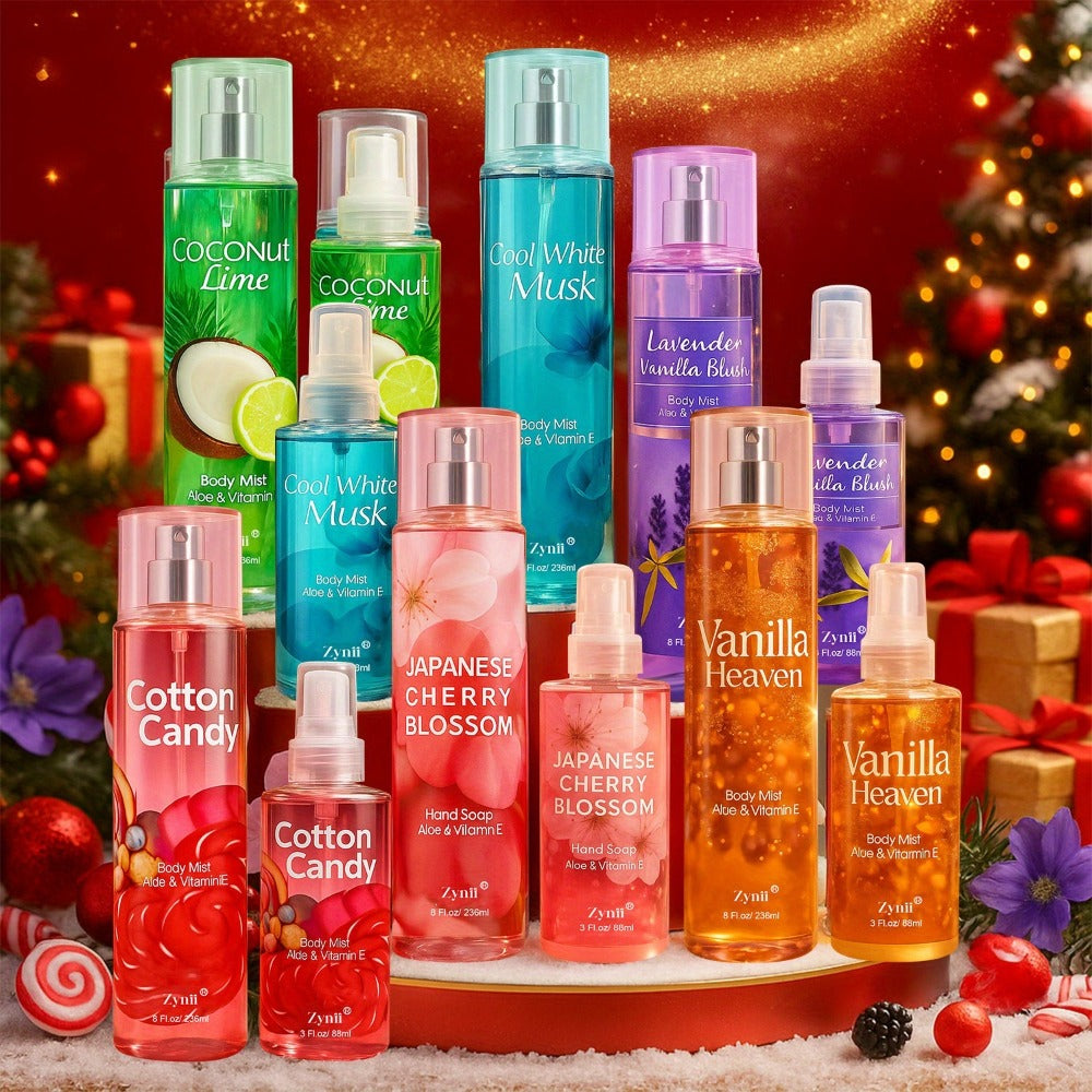 Perfume for Women Long Lasting Floral Fruity Eau de Toilette Spray Non-Greasy Dual-Use Hair & Body Mist 13 Scents 7.98 Fl Oz 