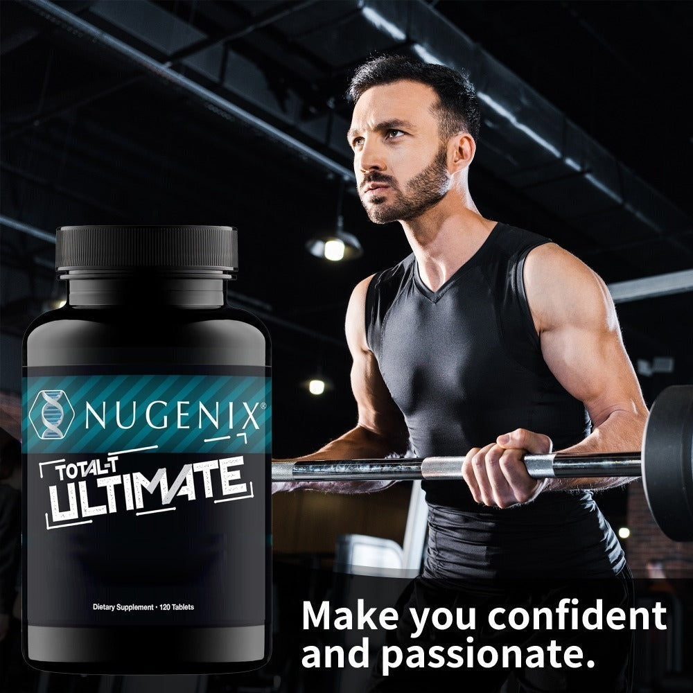 Testosterone Support Supplement with D-Aspartic Acid, Horny Goat Weed, Tribulus & Maca, Mood, Health & Vitality Booster for M