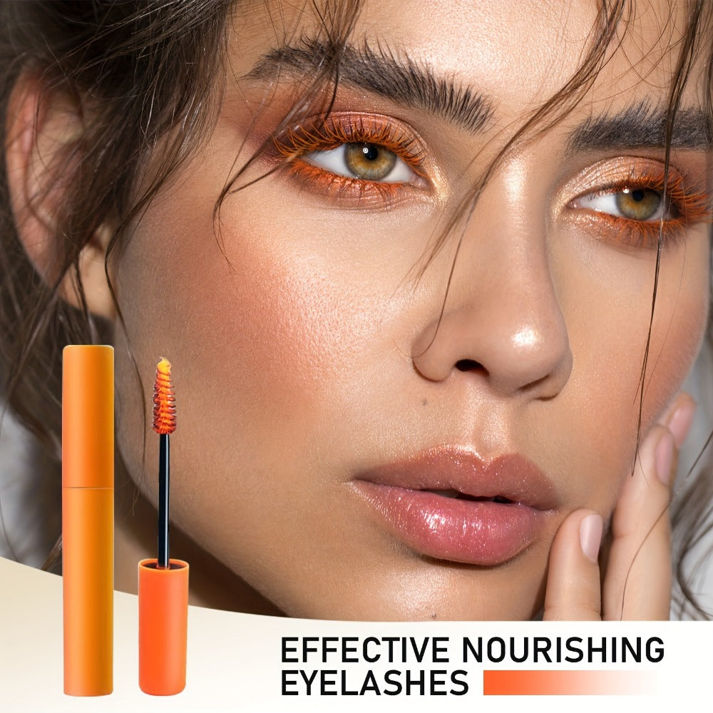 Colorful Mascara Set 6 Vivid Shades – Waterproof Smudge-Proof Curling Volumizing Lash Makeup, Purple Green Red Yellow Orange 