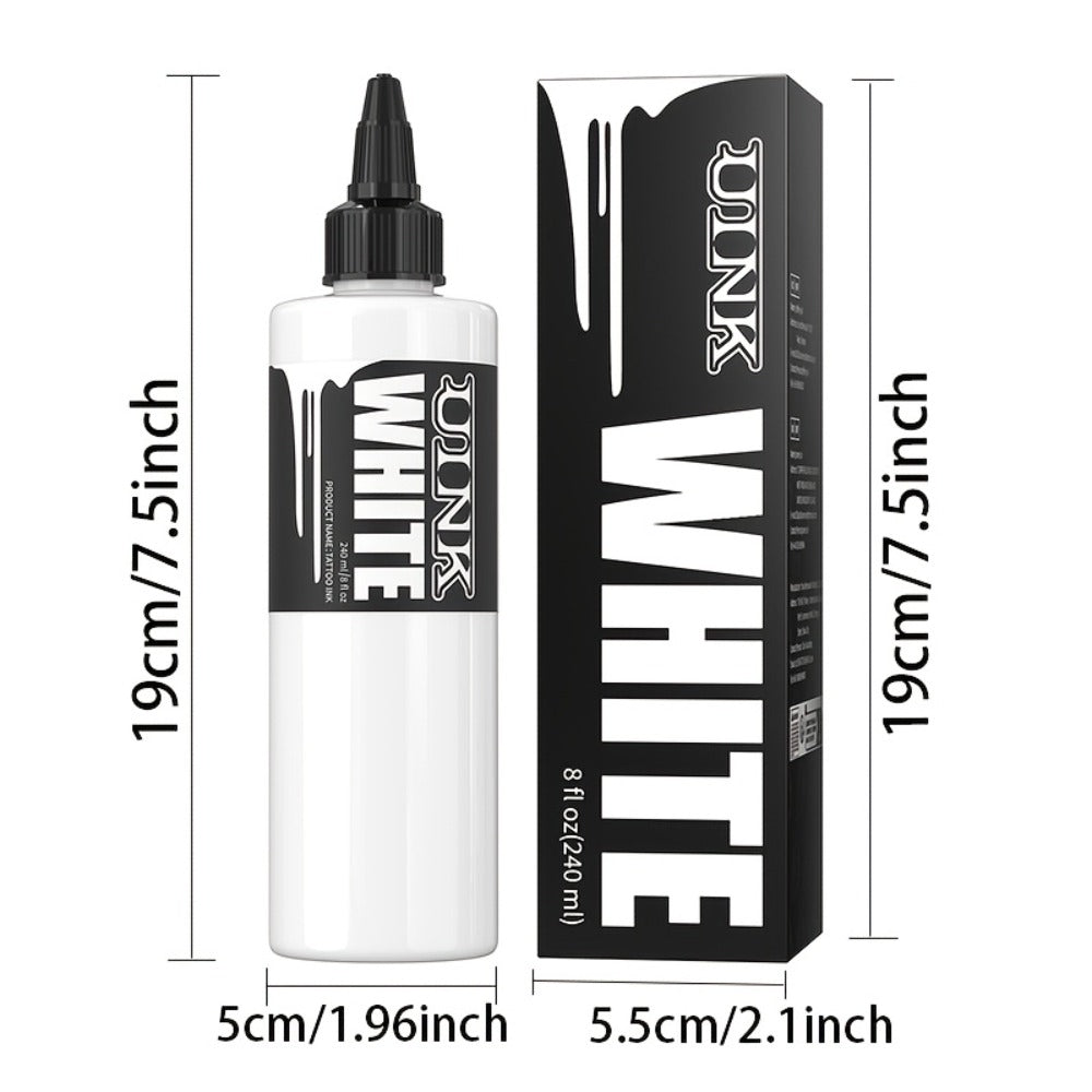 Tattoo Ink UINK 8.12oz 240ml Black, White or White Plus Triple Black Bottle Options with Item-Specific Color, Capacity and Bo