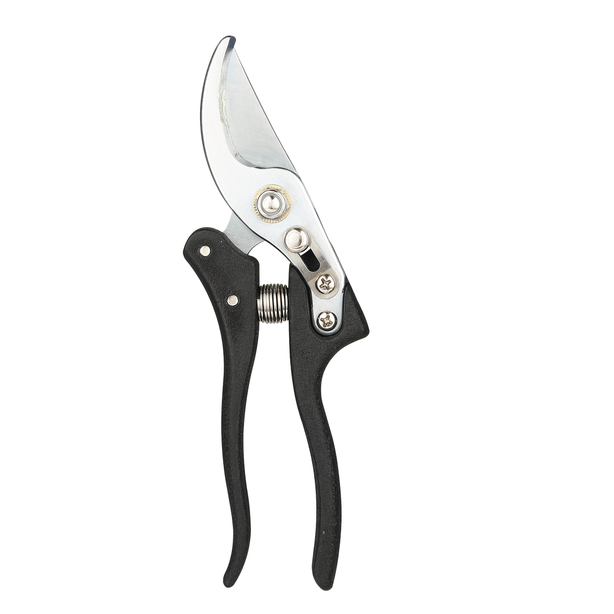 Bypass Pruning Shears with Curved Blade, Return Spring and Gold or Black Coated Handle Options — image 7
