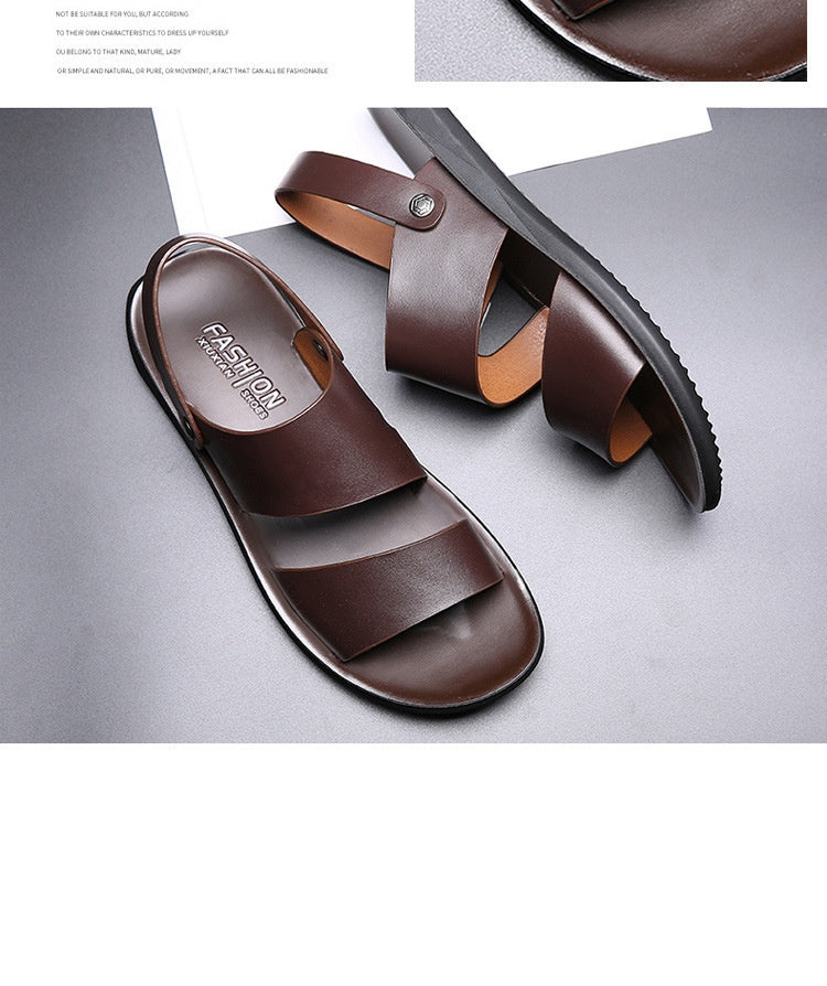 Men's Casual Beach Shoes With Soft Sole And Anti Slip Function