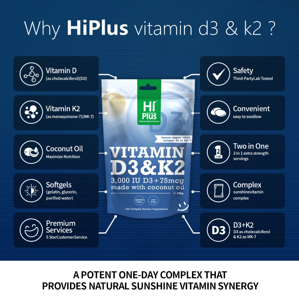 Vitamin D3 K2 MK-7 Supplement 300 Softgels for Bath Time, Home Spa and Personal Care, with the Listed Configuration — image 6