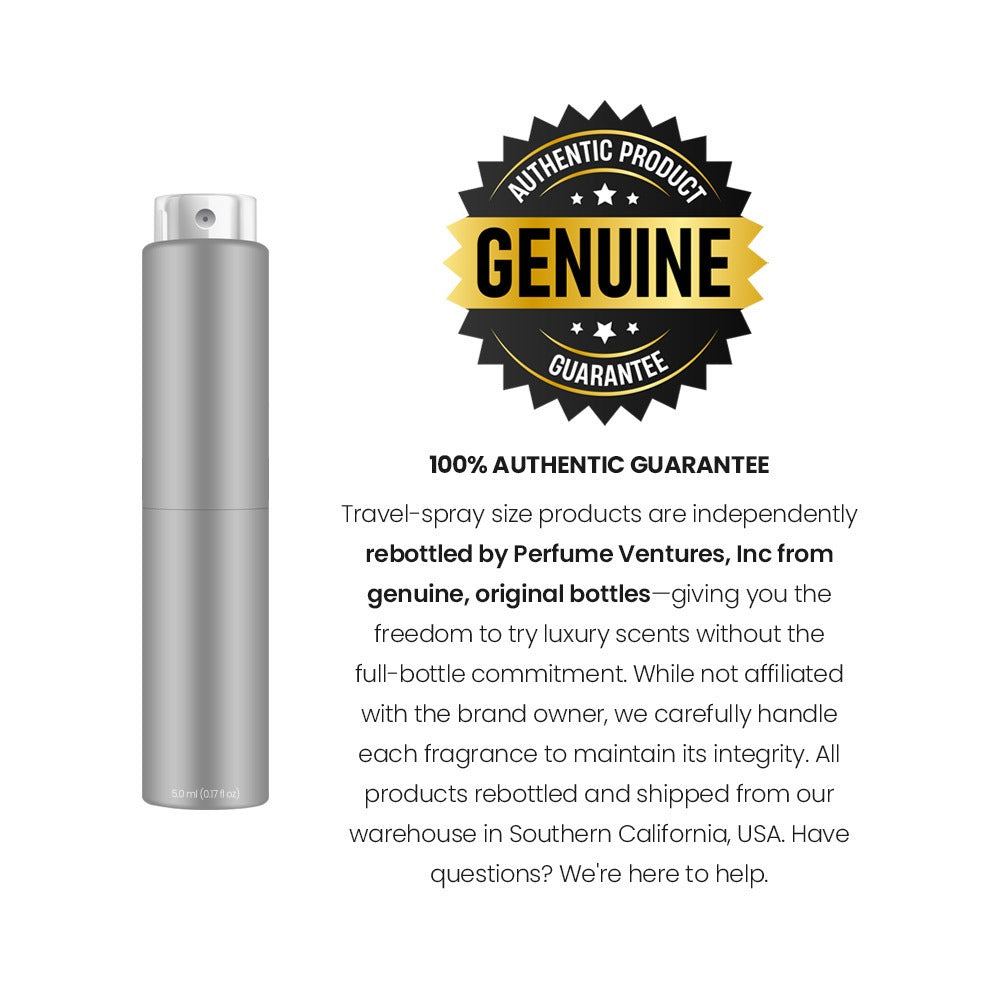 Eau de Toilette Gucci Guilty Pour Homme 5ml Travel Spray in Slim Silver Portable Atomizer Tube — image 3