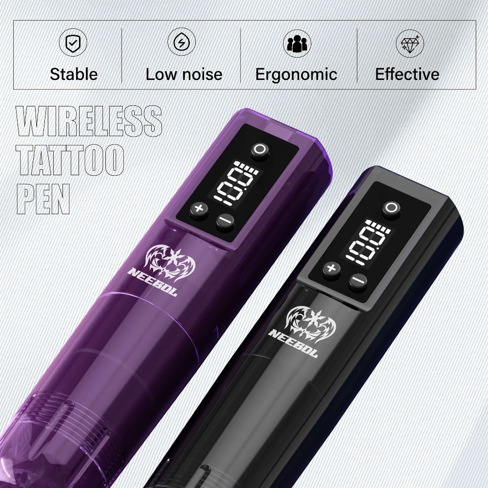 Wireless Rotary Tattoo Machine Neebol Cordless Pen, 6- Battery Life, Portable Design, Cartridge Compatible — image 14