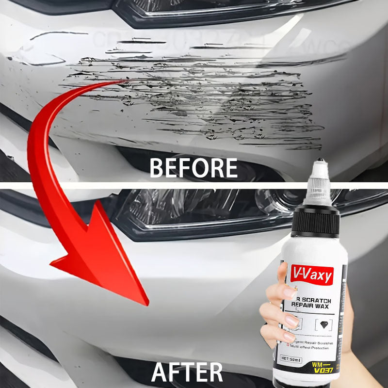 Car Scratch Repair Wax by V-Vaxy, Three 50ml Bottles with Three Sponges and Three Towels for Paint Application — image 11