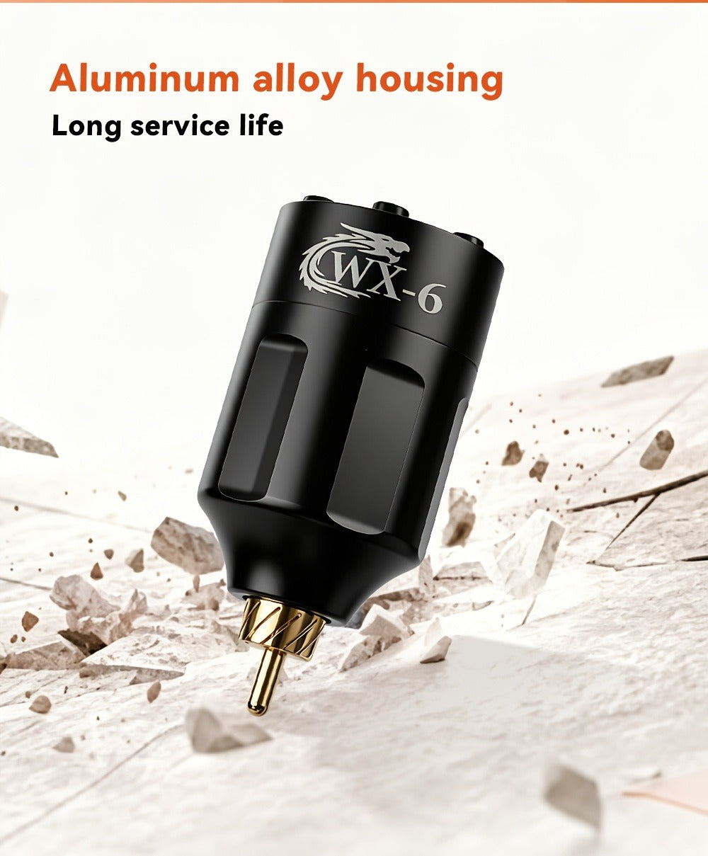 WX-6 Rechargeable Tattoo Power Supply with LED Display and Four RCA or DC Color Configurations — image 18