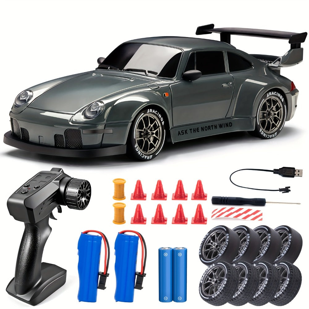 RC Drift Car S814 1:24 Scale Sports Car with Remote Controller, Display Cones and Five Color Selections — image 1