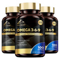 Omega 3 6 9 Supplement Softgels with Flaxseed, Fish Oil & Turmeric, Heart, Brain, Liver & Skin Support for Women & Men — imag