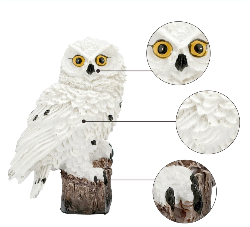 Solar Owl Garden Light Outdoor LED Lawn Lamp For Garden Decoration Waterproof Christmas Lights Outdoor Solar Lamp Post