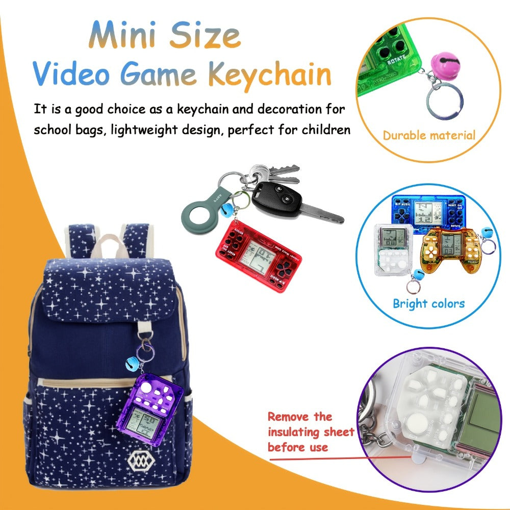 Party Favors Gaming Controller Keychains, 12-Piece Mini Backpack-Clip Set for Game-Themed Events — image 4