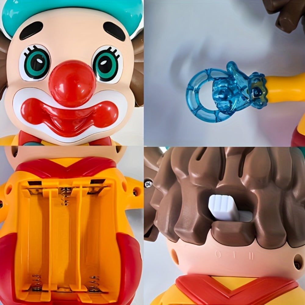 Dancing Clown Toy Doll with Light & Music, Swinging Fidget Toy for Kids Boys & Girls, Funny Weird Halloween Decoration — imag