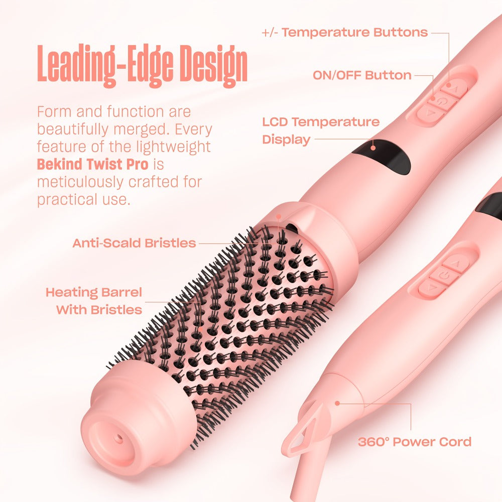 Heated Round Brush Hair Styling Tool with 1.5-Inch Barrel, Dual Voltage and Two Color Options — image 12