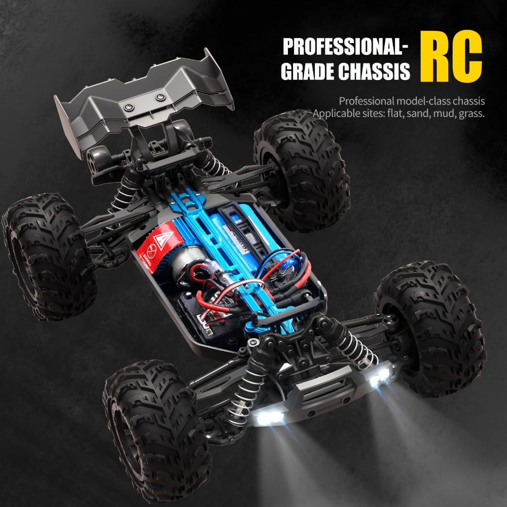 Remote Control Car in a 1:16 4WD RC390 Off-Road Design with LED Lights and Two Batteries — image 10