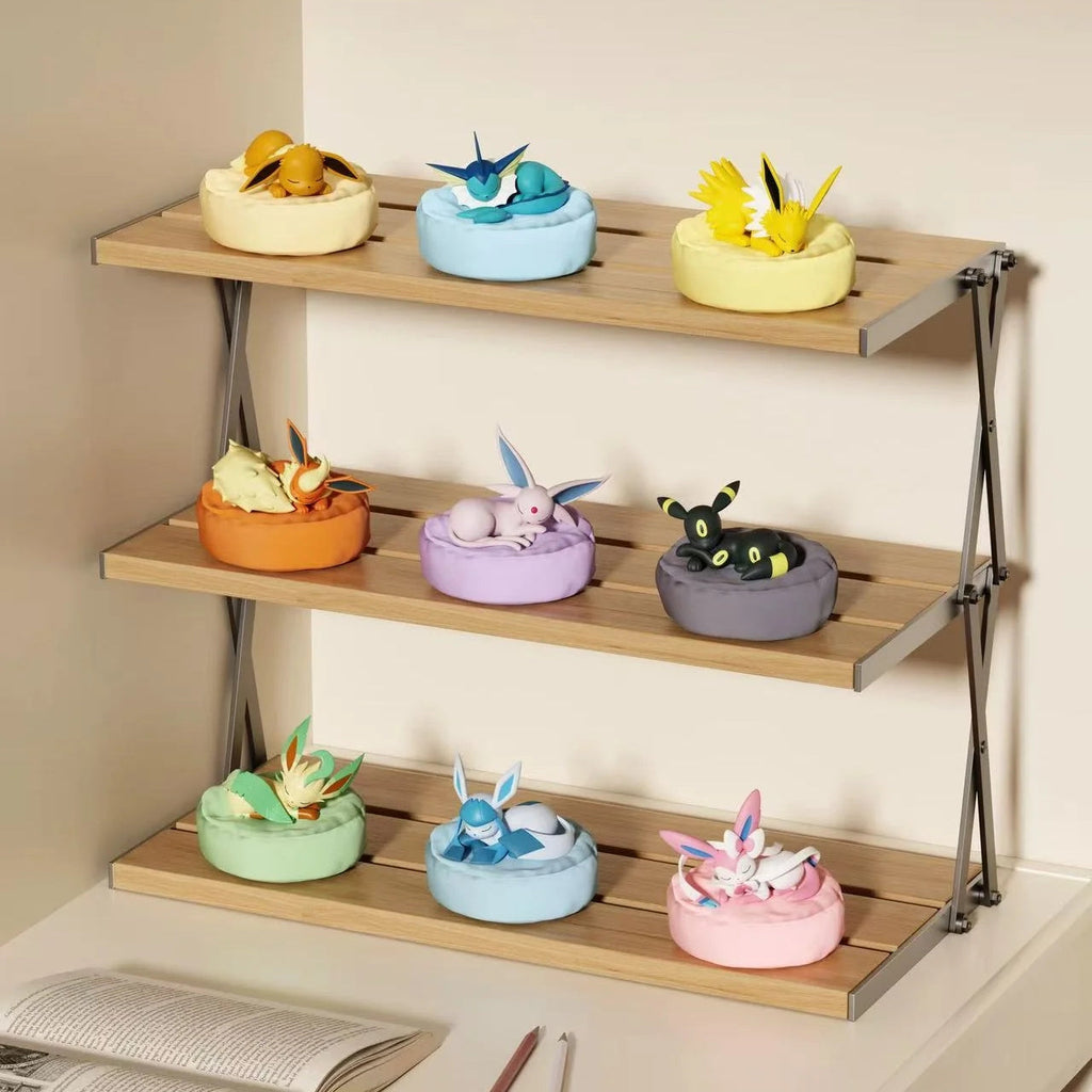 Eevee Eeveelutions Sleeping Pose Blind Box PVC Figure – All 9 Characters Vaporeon Jolteon Flareon Espeon Umbreon Leafeon Glac