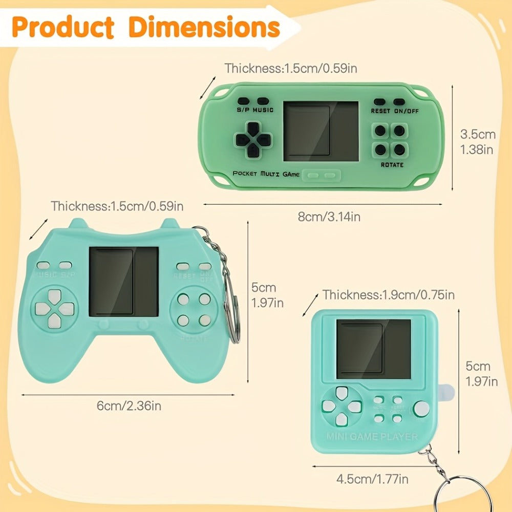 Party Favors Multicolor Gaming-Controller Keychains in 6- or 12-Piece Packs with Fidget Format — image 5