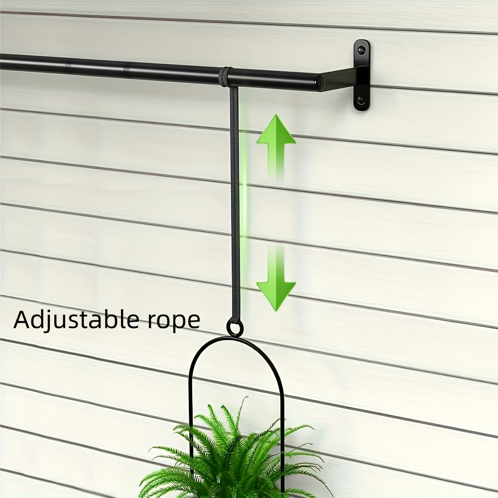 Hanging Planter | Adjustable Metal Wall Rack Indoor Herb Window Pot — image 16