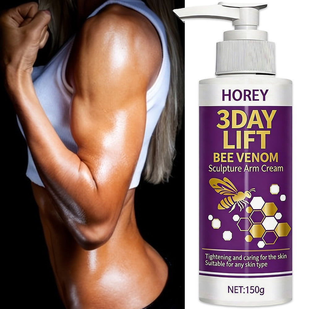 Bee Venom Firming Cream 150g – 3-Day Skin Tightening & Lifting Body Sculpting Lotion for Loose Sagging Arms, Belly, Thighs & 
