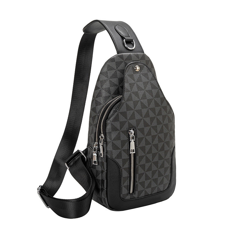 Men's Crossbody Large-capacity Retro Portable Chest Bag